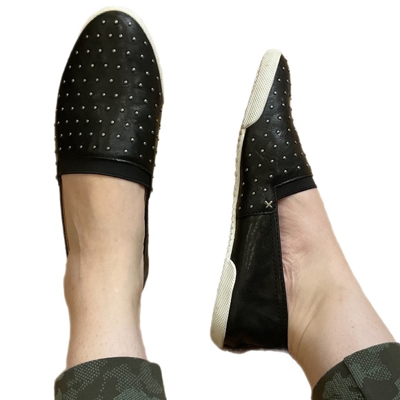 Frye Shoes - Frye Melanie Micro Stud Slip On Sneaker